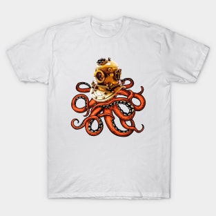 Cool Tees Octopus Surf and Diver T-Shirt